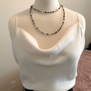 Banana Republic Washable Silk Cowl Neck Camisole